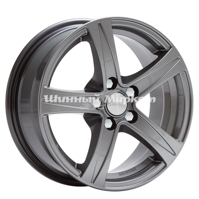 ДискСкад Sakura 6.5JxR15 PCD5x114.3 ET43 DIA67.1, Серый тёмный