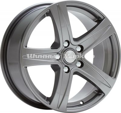 ДискСкад Сакура(Sakura) 6.5JxR15 PCD5x112 ET35 DIA57.1, Серый тёмный