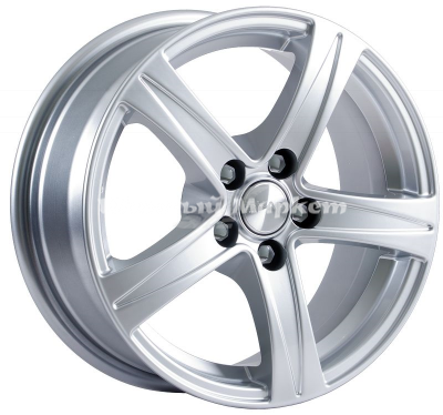 ДискСкад Сакура(Sakura) 6.5JxR15 PCD5x108 ET43 DIA63.4, серебристый с металлическим отливом