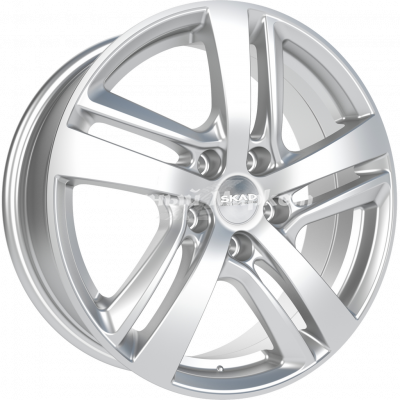 ДискСкад Сеул 6.5JxR17 PCD5x114.3 ET50 DIA60.1, серебристый с металлическим отливом