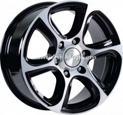 ДискСкад Скала 7.5JxR17 PCD6x139.7 ET30 DIA67.1, черный матовый бриллиант