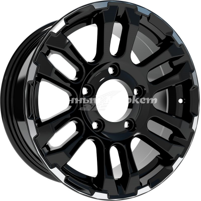 ДискСкад Тайга 7JxR16 PCD5x139.7 ET40 DIA98.5, темно-серый