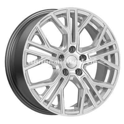 ДискСкад Тибет (КЛ379) 6.5JxR17 PCD5x114.3 ET37 DIA66.6, серебристый с металлическим отливом