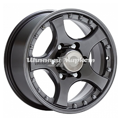 ДискСкад Титан 7JxR16 PCD6x139.7 ET20 DIA109.7, Серый тёмный