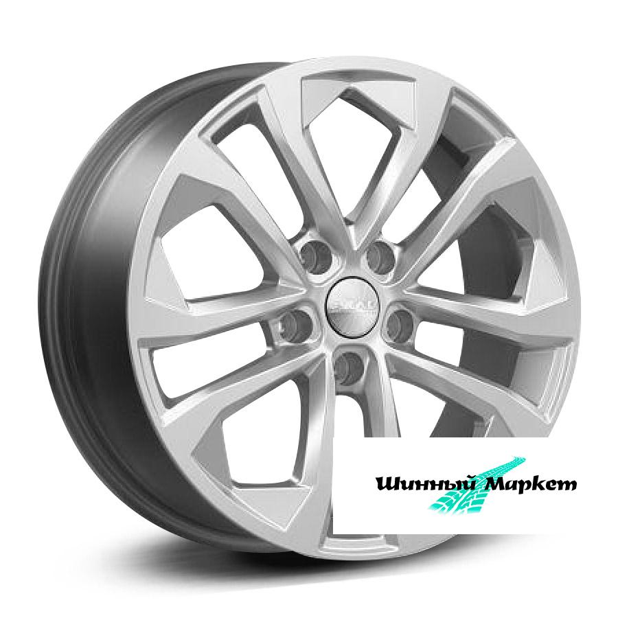 ДискСкад Тукан 7JxR17 PCD5x108 ET42 DIA67.1, серебристый