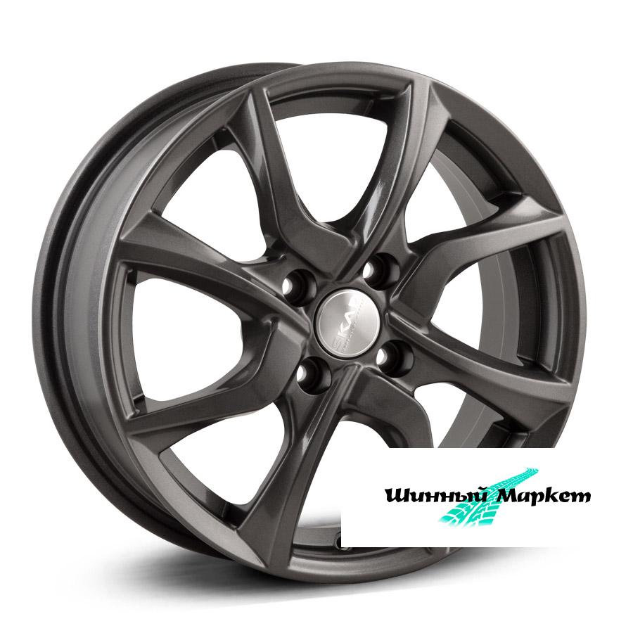 ДискСкад Тулон 6JxR15 PCD4x100 ET45 DIA54.1, Графитовый