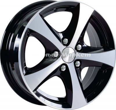 ДискСкад Уран-2 5.5JxR14 PCD5x114.3 ET35 DIA67.1, темно-серый