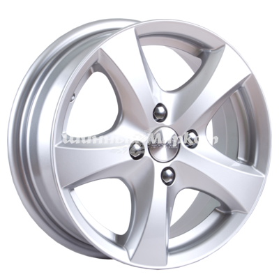 ДискСкад Уран-2 5.5JxR14 PCD5x114.3 ET35 DIA67.1, серебристый с металлическим отливом