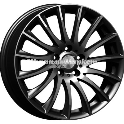 ДискСкад Валенсия (КЛ282) 7JxR18 PCD5x114.3 ET37 DIA66.6, темно-серый