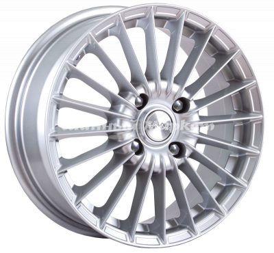 ДискСкад Веритас 6JxR15 PCD5x100 ET38 DIA57.1, серебристый с металлическим отливом