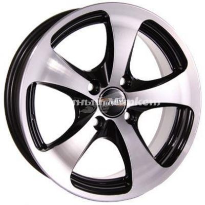 ДискTech Line 403 5.5JxR14 PCD5x100 ET35 DIA57.1, черный бриллиант