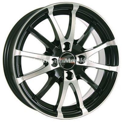 ДискTech Line 420 5.5JxR14 PCD4x100 ET43 DIA60.1, черный бриллиант