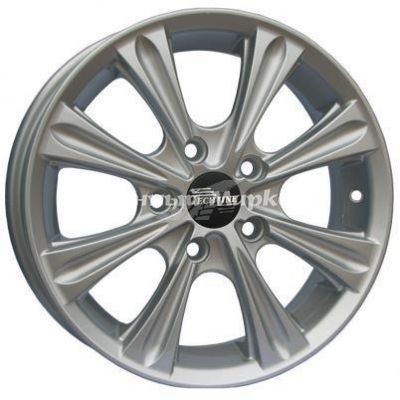 ДискTech Line 523 6JxR15 PCD4x100 ET39 DIA67.1, серебристый