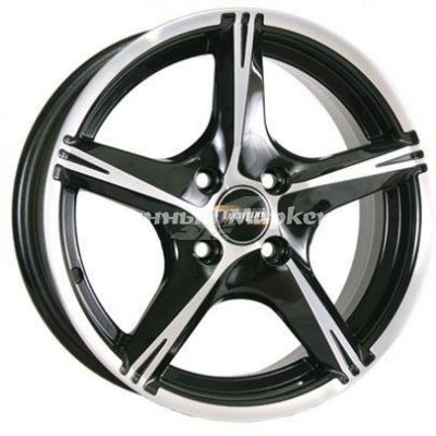 ДискTech Line 528 6JxR15 PCD5x100 ET38 DIA57.1, черный бриллиант