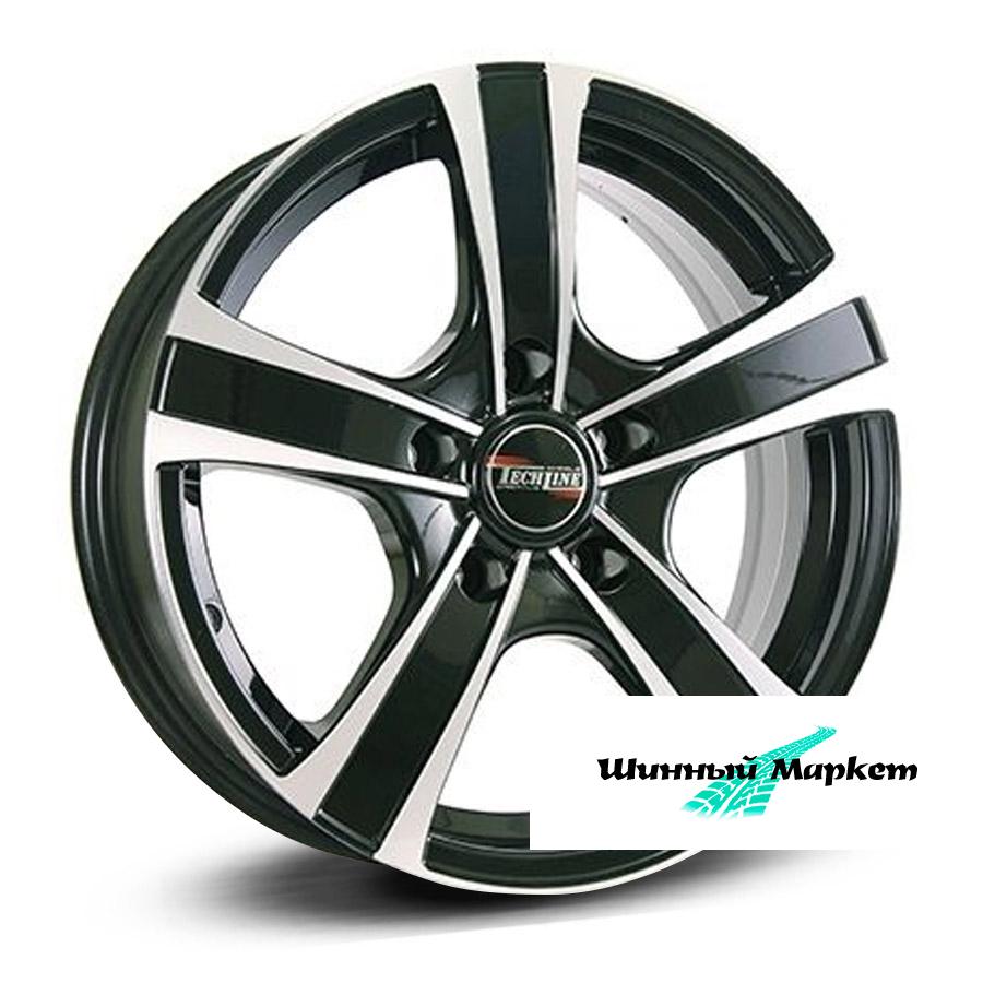 ДискTech Line 539 6JxR15 PCD5x100 ET38 DIA57.1, черный с полированной лицевой стороной