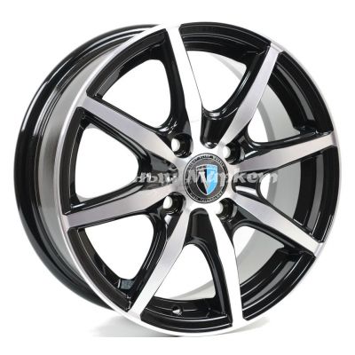 ДискVenti 1415 5.5JxR14 PCD4x100 ET43 DIA67.1, черный бриллиант