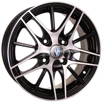 ДискVenti 1506 6JxR15 PCD4x100 ET45 DIA60.1, черный бриллиант