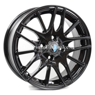 ДискVenti 1506 6JxR15 PCD4x100 ET45 DIA54.1, черный глянцевый