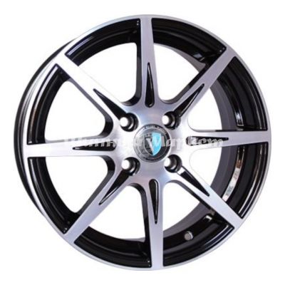 ДискVenti 1508 5.5JxR15 PCD4x100 ET45 DIA54.1, черный бриллиант