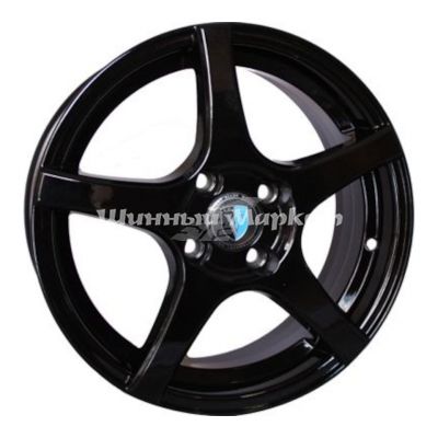 ДискVenti 1510 6JxR15 PCD4x100 ET37 DIA60.1, черный глянцевый