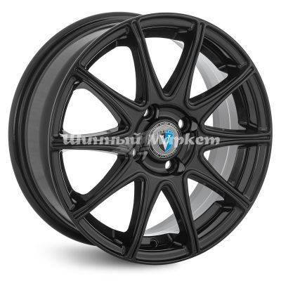 ДискVenti 1516 6JxR15 PCD5x100 ET40 DIA57.1, черный глянцевый