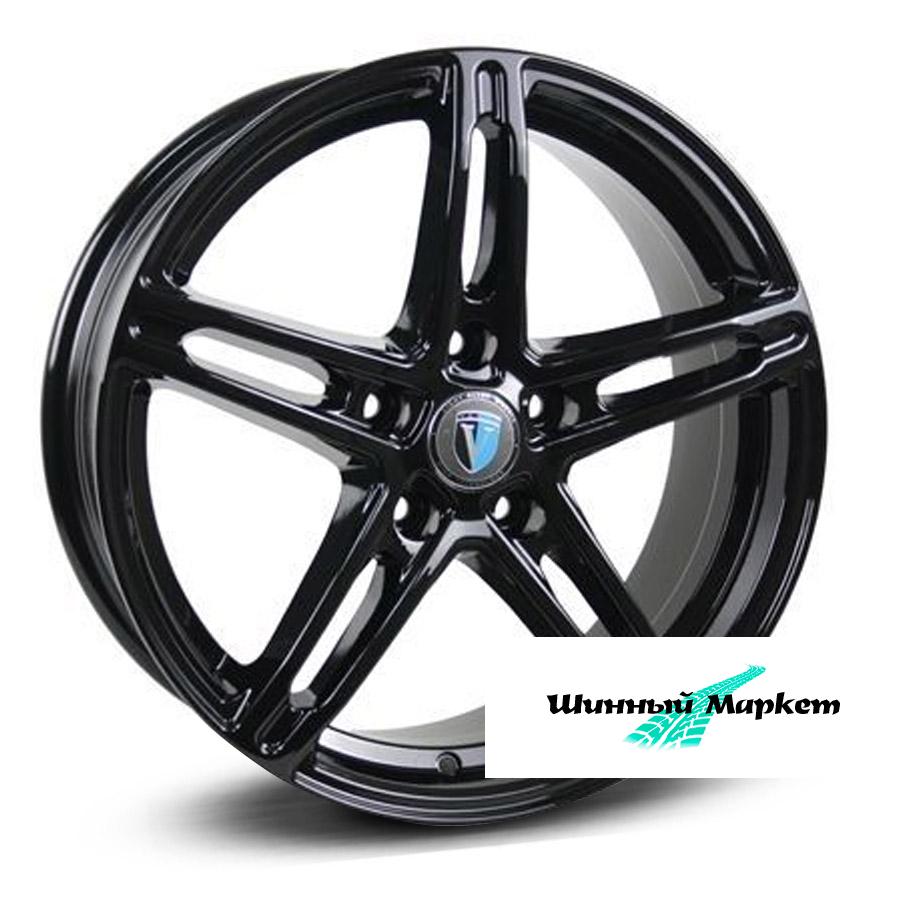 ДискVenti 1518 6JxR15 PCD5x100 ET38 DIA57.1, черный глянцевый