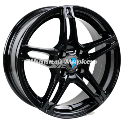 ДискVenti 1518 6JxR15 PCD4x100 ET40 DIA60.1, черный глянцевый