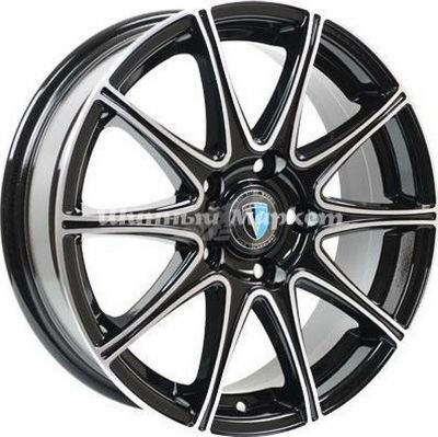 ДискVenti 1716 7JxR17 PCD4x100 ET40 DIA60.1, черный бриллиант