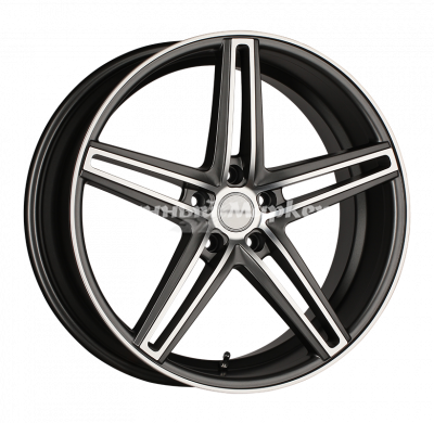 ДискVSN CV5 7.5JxR17 PCD5x112 ET45 DIA66.6, матовый темно-серый с полировкой