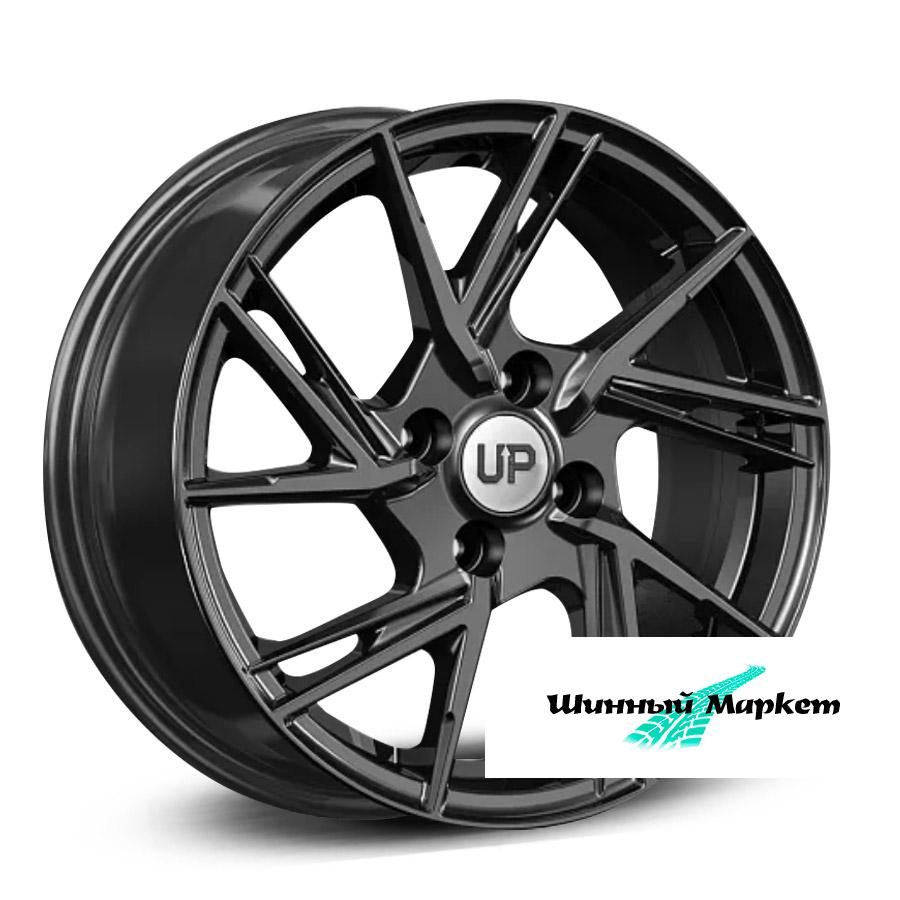 ДискWheels UP Up115 6.5JxR15 PCD4x100 ET45 DIA60.1, черный глянцевый