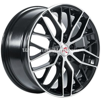 ДискX-trike R008 7.5JxR18 PCD5x112 ET45 DIA57.1, черный матовый бриллиант