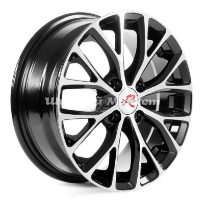 ДискX-trike R015 6JxR15 PCD4x100 ET46 DIA54.1, черный бриллиант