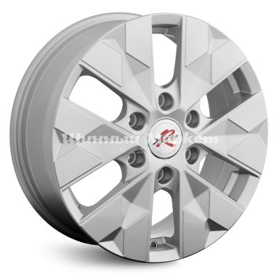 ДискX-trike R237 6.5JxR17 PCD6x139.7 ET48 DIA92.5, насыщенный серебристый