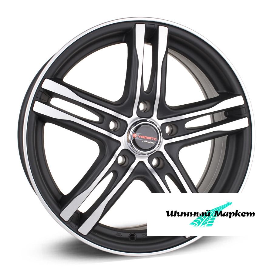 ДискYamato Akita 6.5JxR16 PCD5x114.3 ET40 DIA66.1, черный матовый с полированной лицевой стороной