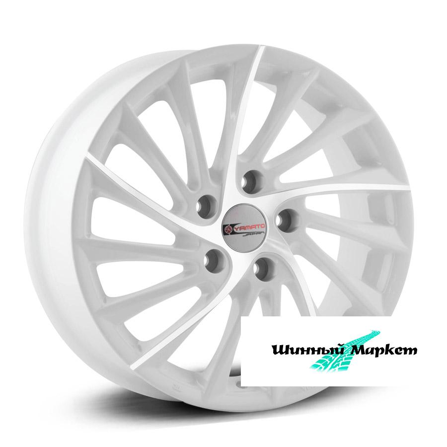 ДискYamato Hoshi 6JxR16 PCD4x100 ET48 DIA54.1, белый с полированной лицевой стороной