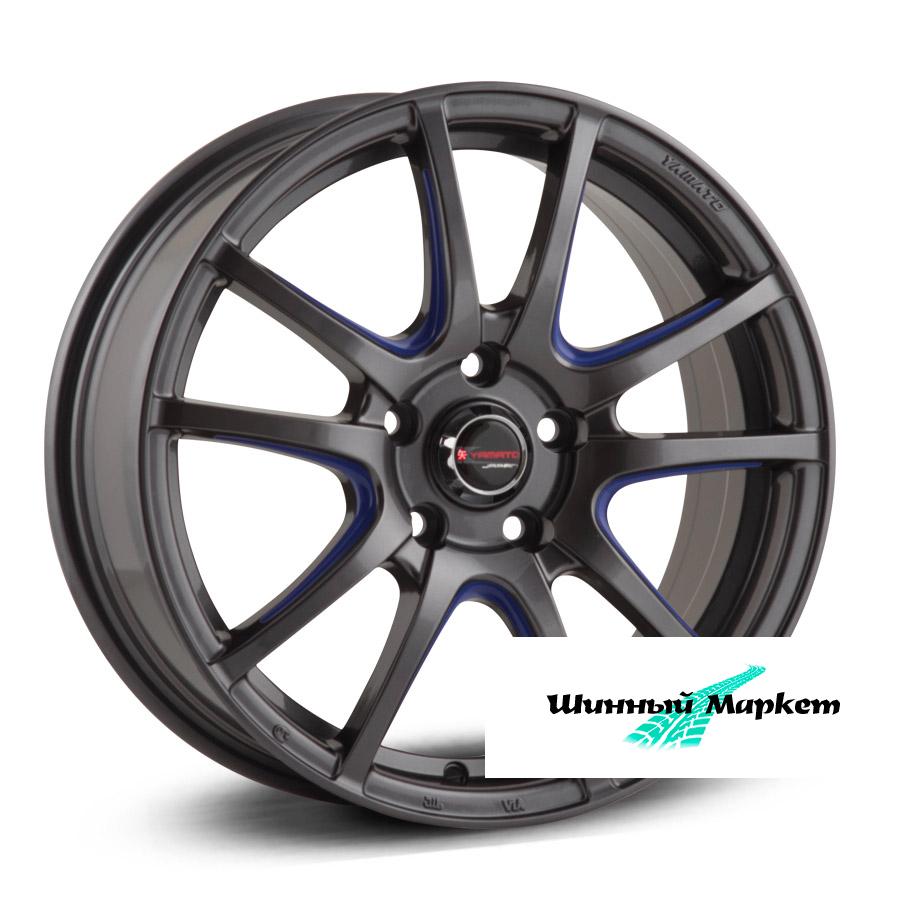 ДискYamato Mitaki 7JxR18 PCD5x114.3 ET45 DIA66.1, глянцевый темно-серый с отливом