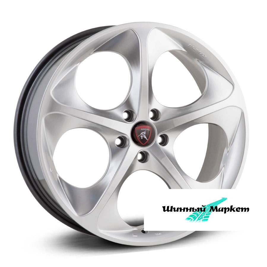 ДискYamato Oda Nobunaga 7.5JxR19 PCD5x108 ET50 DIA63.3, насыщенный серебристый