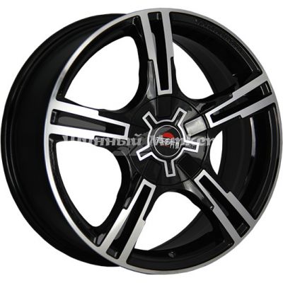 ДискYokatta Model-8 7JxR17 PCD5x108 ET55 DIA63.3, черный полностью полированный