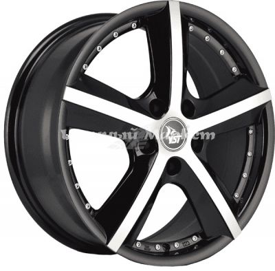 ДискYST X-13 6.5JxR16 PCD4x108 ET26 DIA65.1, черный полностью полированный