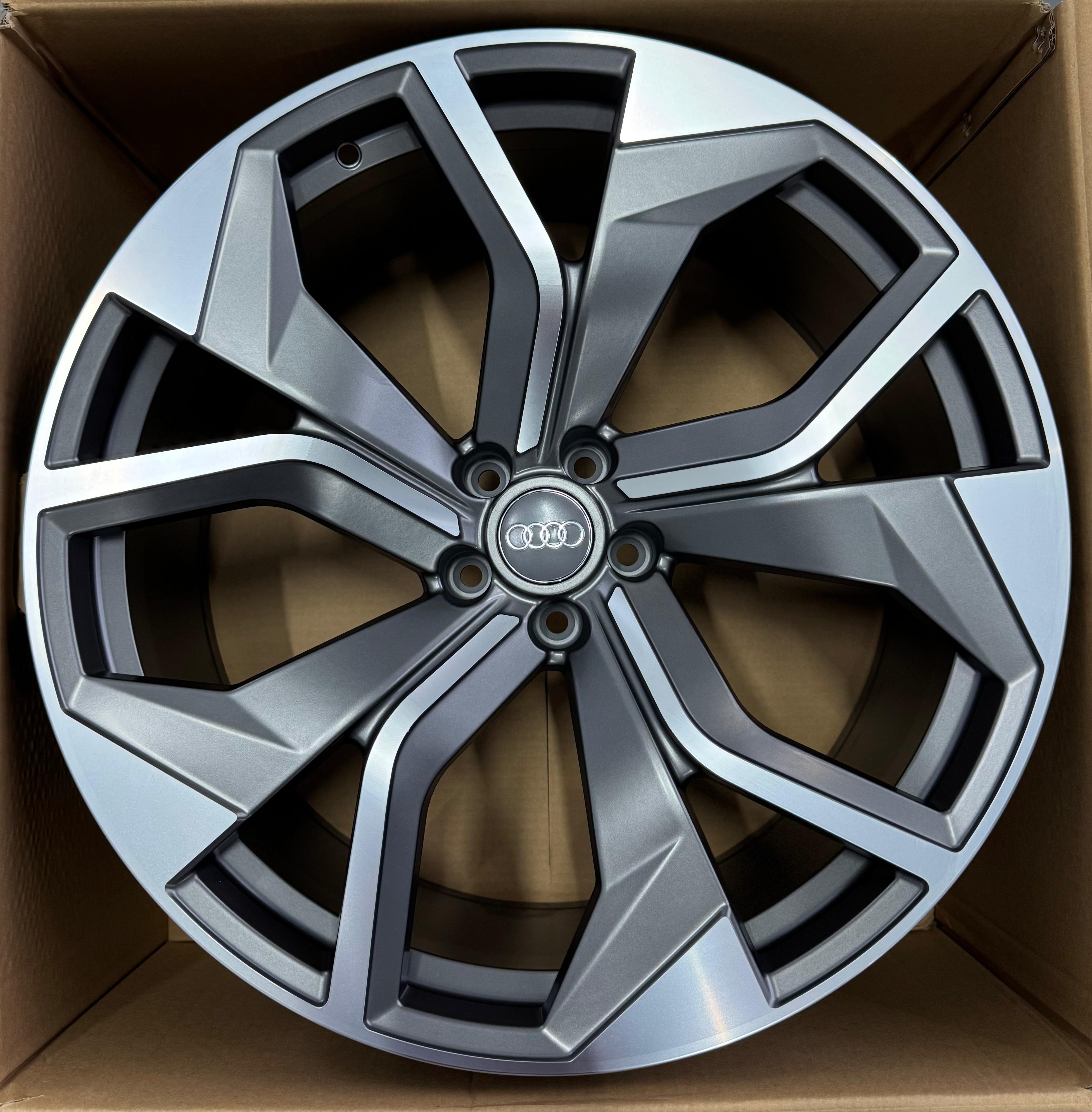 ДискForged &nbsp;AD210&nbsp;9JxR21 PCD5x112 ET30 DIA66.6,&nbsp;матовый темно-серый с полировкой